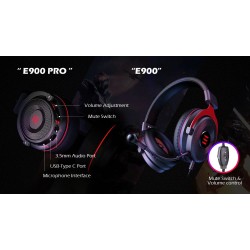 Gaming headset - wired headphones - with microphone - E900/E900 ProHeadsets