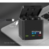 1680mAh li-ion batteri - med laddare - för GoPro Hero 5/6/7
