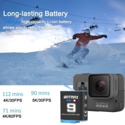 BATMAX - 1780mAh li-ion batteri - för GoPro Hero 9/10