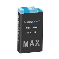 1600mAh Li-ion batteri - laddningsbart - för GoPro Hero Max