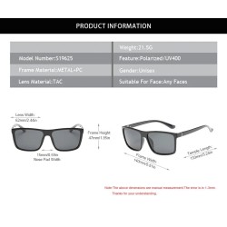 Classic square sunglasses - polarized - UV400 - unisexSunglasses