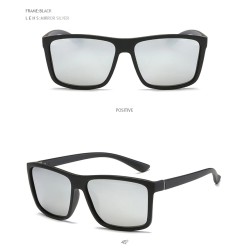 Klassiska fyrkantiga solglasögon - polariserade - UV400 - unisex