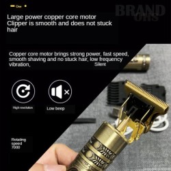 Electric hair trimmer - shaver - USB - Buddha / dragon designHair trimmers