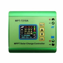 MPT-7210A - aluminiumlegering - MPPT solpanel laddningskontroll / LCD-display
