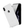 Soft silicone cover case - Candy Pudding - for iPhone - whiteProtection