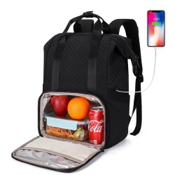 Travel / picnic backpack - insulated lunch storage - charging port - large capacityBackpacks