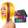 Tillfällig hårfärgning - krita - hårkrita - 24 färger