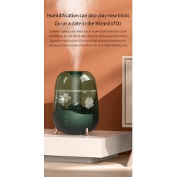 DEERMA - ultrasonic air humidifier - diffuser - aromatherapy - transparent - with water filtration - 5 LHumidifiers