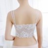 Blommig spets bralette - topp med push up - trådfri