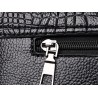 Vintage liten clutch - axelväska - krokodilskinnsmönster - med dragkedja