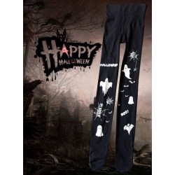 Halloween-tights - små jäklar / spöketryckta