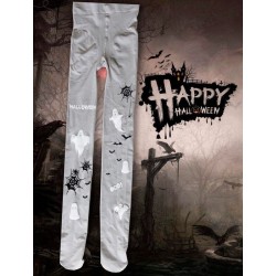 Halloween-tights - små jäklar / spöketryckta