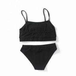 Sexiga underkläder set - kort topp - trosor - COME HERE DADDY PLEASE bokstäver