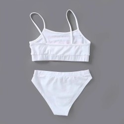 Sexiga underkläder set - kort topp - trosor - COME HERE DADDY PLEASE bokstäver