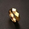 Tungsten carbide men's ring - gold / rose gold / blackRings