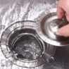 Avloppssil för diskbänk - filter mot igensättning - med handtag - rostfritt stål