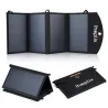 25W solpanel - hopfällbar laddare - USB - vattentät - för smartphones