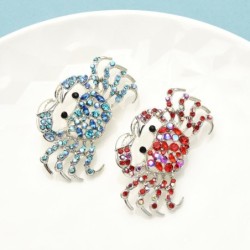 Rhinestone krabba - brosch