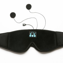 Sovögonmask - med Bluetooth-headset och mikrofon