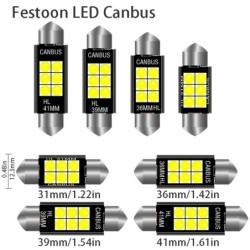 3030 FESTOON - C5W - CANBUS - LED bulb - 31mm - 36mm - 39mm - 41mm - waterproofLED