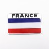 3D aluminum car sticker - French flagStickers
