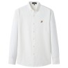Classic long sleeve cotton shirt - plain / stripes - embroidery logoT-shirts