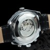 JARAGAR - automatisk mekanisk klocka - 3 sub-dial - läderrem