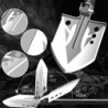 Multifunction folding shovel - survival axe kit - military - camping - tactical - self-defense - garden tool - 99cmGarden
