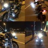 Motorcykel LED-strålkastare - 3000LM CREE Chip U5 - 3 lägen - dimljus - vattentät - 2 st