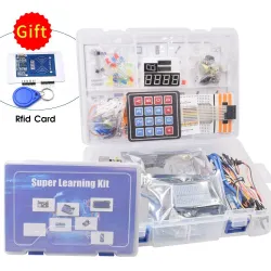 Uppgraderat startkit - för Arduino R3 CH340 - R3 Breadboard / stegmotor / SG90 Servo / 1602 LCD / bygelkabel