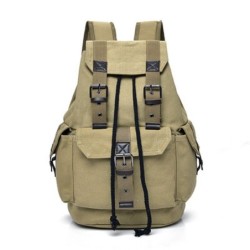 Large capacity canvas backpack - unisexBackpacks