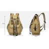 Large capacity canvas backpack - unisexBackpacks