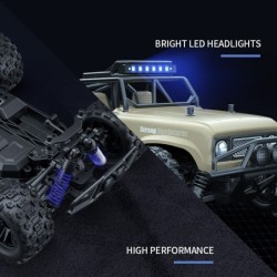 RC terränglastbil - fjärrkontroll - batteri - LED-strålkastare - 4WD - 40km/h