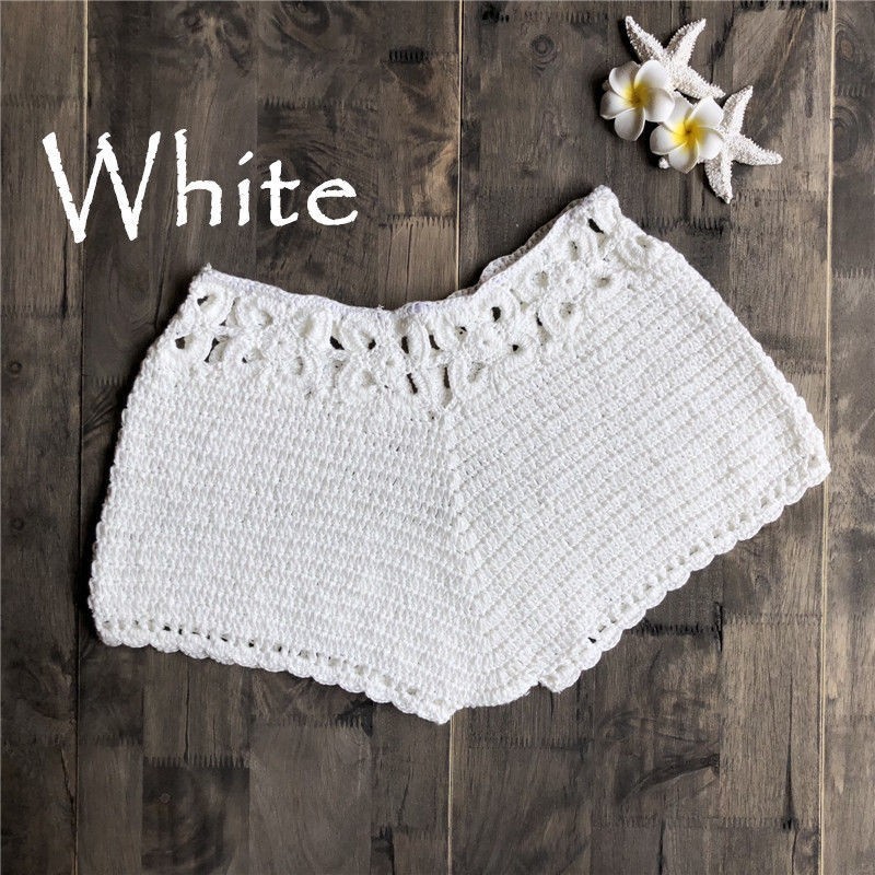 Sexiga virkade minishorts