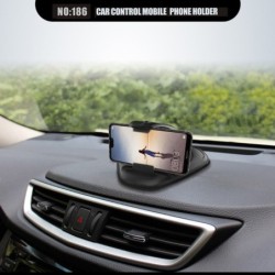 Universalhållare för biltelefon - instrumentbrädeställ - vridbart - klibbig bas