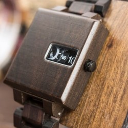 BOBO BIRD - stylish square wooden watch - QuartzWatches