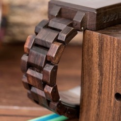 BOBO BIRD - stylish square wooden watch - QuartzWatches