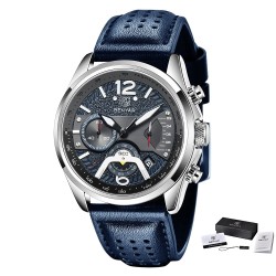 BENYAR - sports Quartz watch - waterproof - leather strapWatches