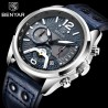 BENYAR - sports Quartz watch - waterproof - leather strapWatches