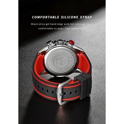 LIGE - sports Quartz watch - luminous - waterproof - silicone strapWatches