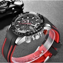 LIGE - sports Quartz watch - luminous - waterproof - silicone strapWatches