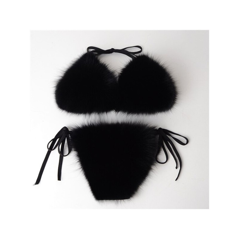 Sexig bikiniset - rävpäls