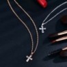 Kristallkorsformad hängsmycke - med halsband