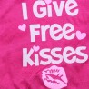 "I give free kisses" - t-shirt för hundar/katter