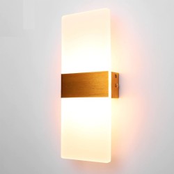 6W - 12W - LED vägglampa i akryl