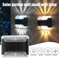 Solar trädgårdsvägglampa - upp / ner ljus - LED - vattentät