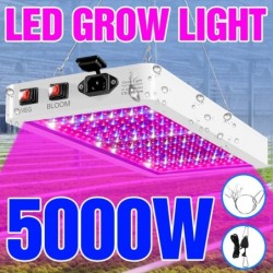LED växtodlingslampa - fullt spektrum - vattentät - 4000W - 5000W