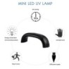 Mini UV LED-lampa - nageltork - USB - 9W