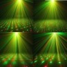 Scenlaserljus - projektor - LED - med autoljud / musik - stativ - fjärrkontroll