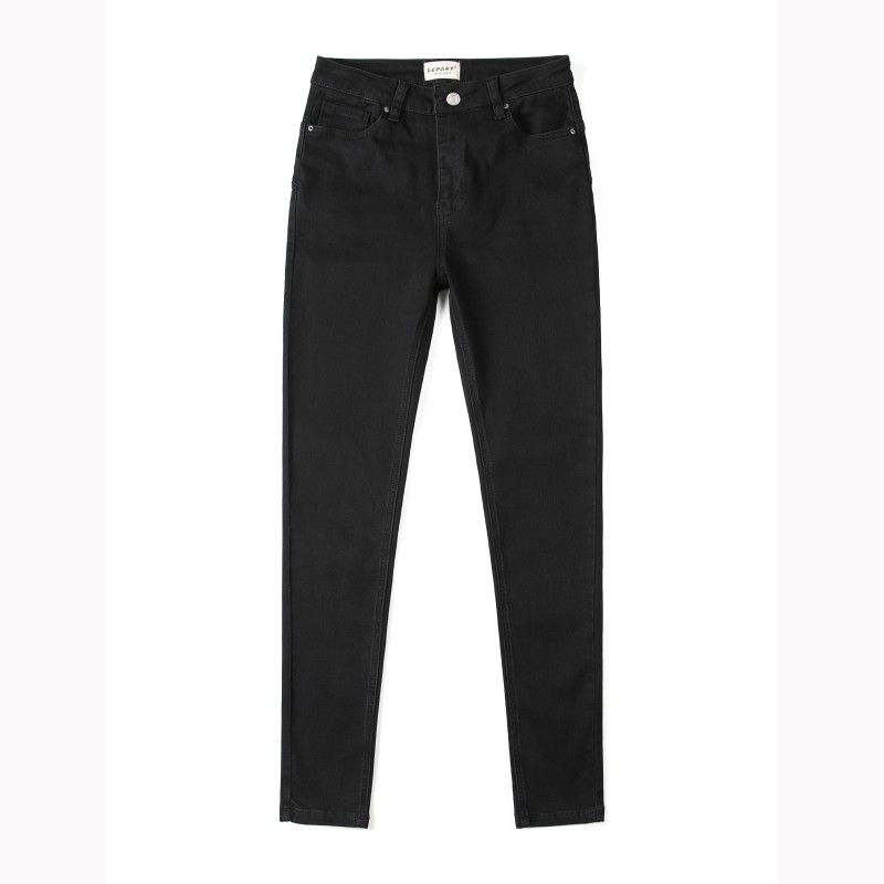Penciljeans med hög midja - stretch lycra - Slim
